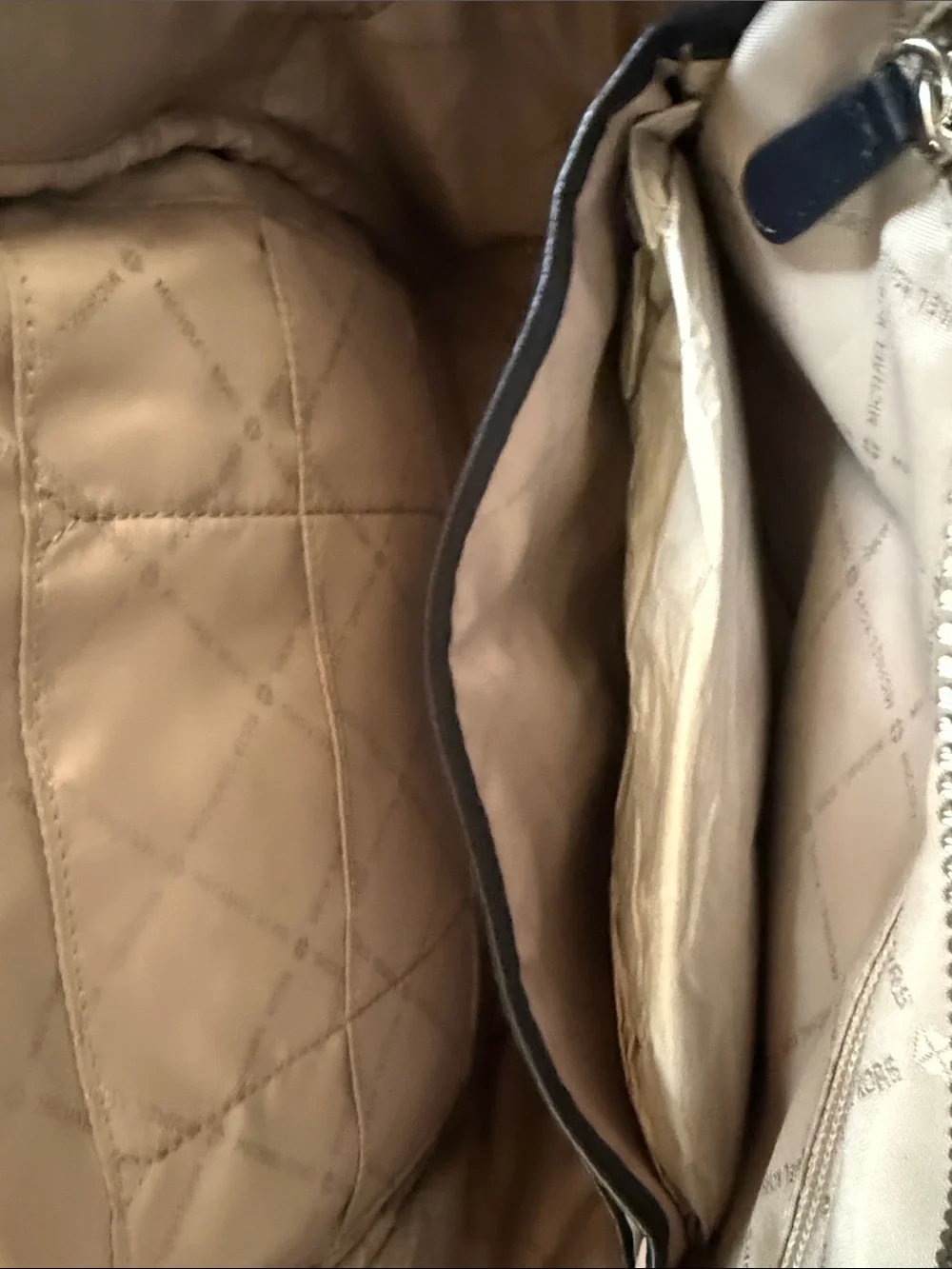 Michael Kors Dark Blue MK Logo Backpack NEVER WORN BRAND NEW